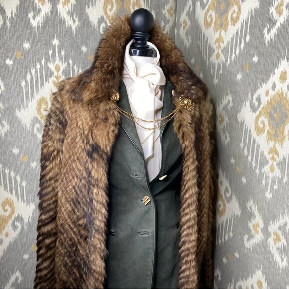 Ralph Lauren Fall 2006 Loden Lamb Suede 2-Piece Pant Suit - Picture 12 of 16